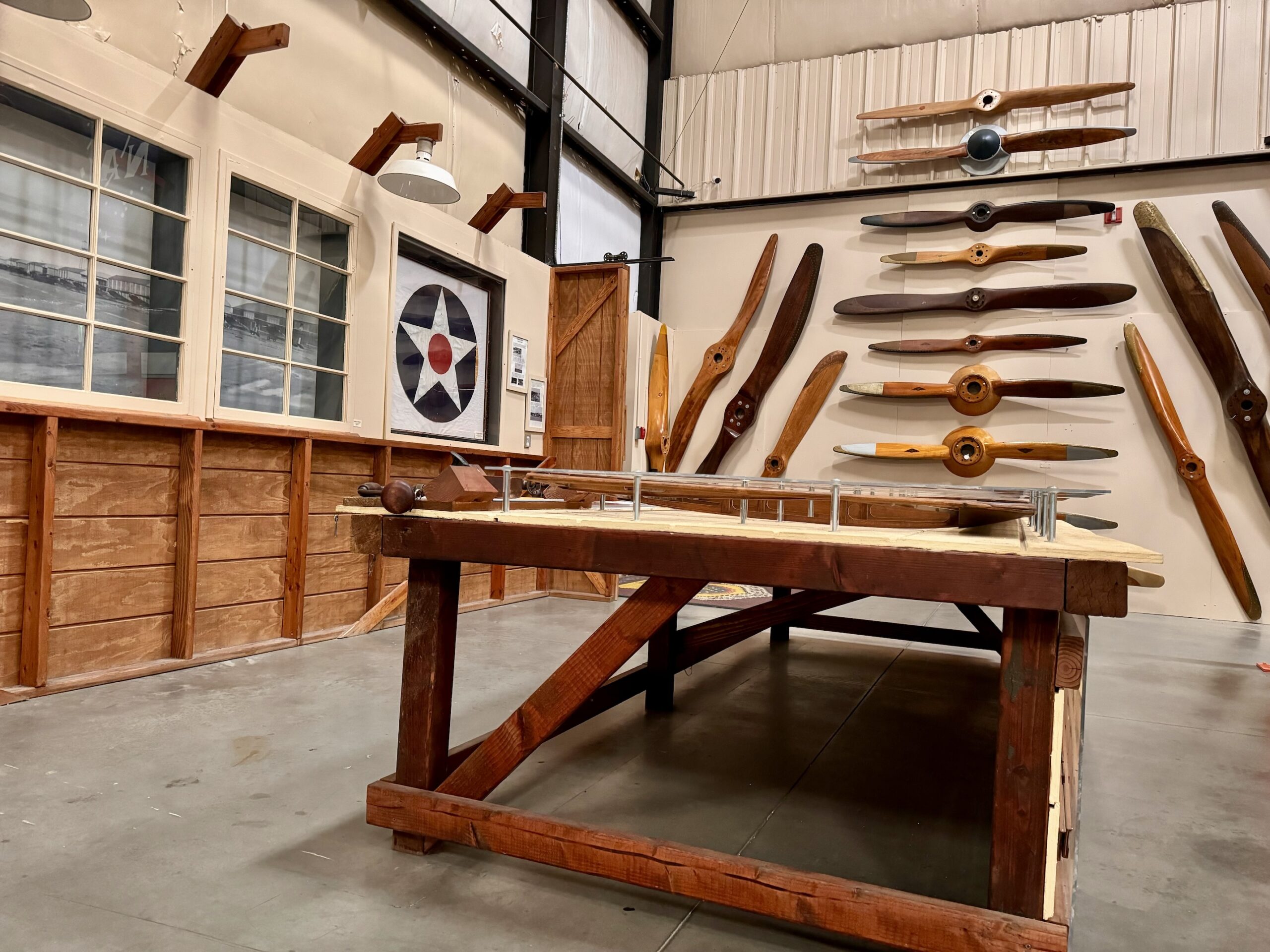 View of March Field exhibit